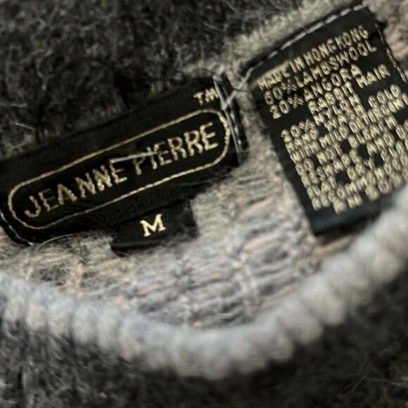 JEANNE PIERRE‎ LAMBSWOOL BLEND SWEATER SIZE M - Picture 5 of 7